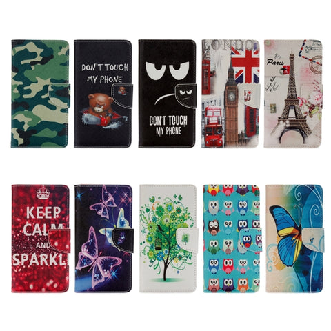 For Huawei  P8 Lite (2017) & Honor 8 Lite Green Tree in Bloom Pattern Horizontal Flip Leather Case with Holder & Card Slots & Wallet, For P8 Lite (2017) & Honor 8 Lite, Huawei P8 Lite (2017) & Honor 8 Lite