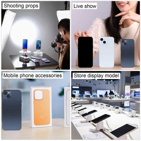 For iPhone 15 Black Screen Non-Working Fake Dummy Display Model, For iPhone 15 Black Screen