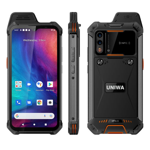 IP68 Waterproof Dustproof Shockproof, 5000mAh Battery, 6.3 inch Android 11 MTK6765 Helio P35 Octa Core up to 2.35GHz, Network: 4G, NFC, OTG, Standard , 4GB+64GB