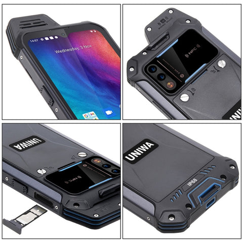IP68 Waterproof Dustproof Shockproof, 5000mAh Battery, 6.3 inch Android 11 MTK6765 Helio P35 Octa Core up to 2.35GHz, Network: 4G, NFC, OTG, Standard , 4GB+64GB