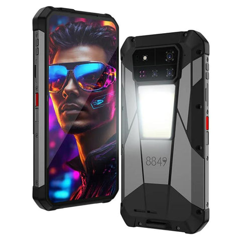 Unihertz Tank 4 Pro Projector Rugged Phone, 16GB+512GB, Night Vision, 6.73 inch Android 13 Dimensity 8300 Octa Core, Network: 5G, NFC, 16GB+512GB