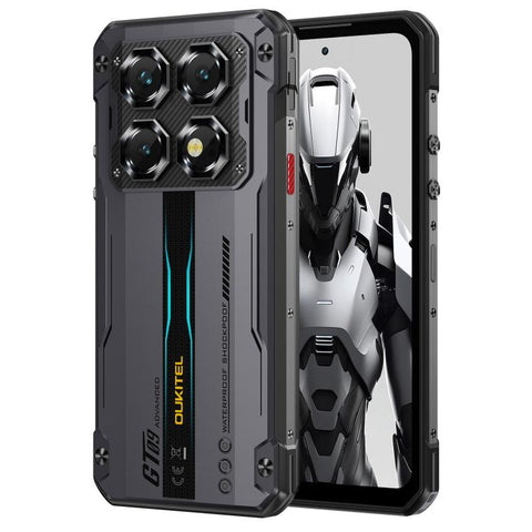 Oukitel WP60 Rugged Phone, 12GB+512GB, Night Vision, 108MP Camera, Side Fingerprint, 7.2 inch Android 15 MediaTek Dimensity 7025 Octa Core, NFC, OTG, Network: 5G, 12GB+512GB