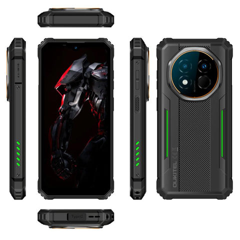 Oukitel G6 Rugged Phone, 4GB+128GB, Fingerprint Identification, 10600mAh Battery, 6.52 inch Android 16.0 Unisoc T615 Octa Core, NFC, OTG, Network: 4G, 4GB+128GB