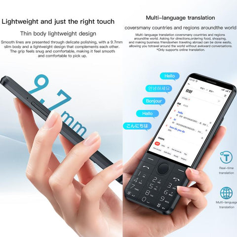 DOOV R27 Keypad Phone, 4GB+64GB, 3.58 inch Android 14 Mediatek MT6765 Octa Core, Network: 4G, Support Google Store, No Camera, No Camera