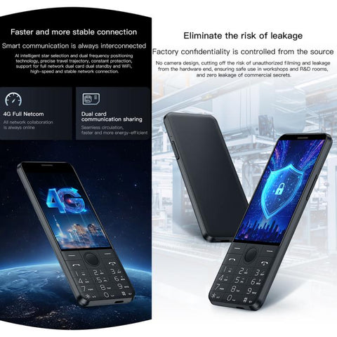 DOOV R27 Keypad Phone, 4GB+64GB, 3.58 inch Android 14 Mediatek MT6765 Octa Core, Network: 4G, Support Google Store, No Camera, No Camera