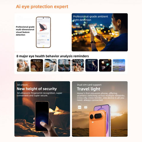 Honor Magic8 Pro Air, 16GB+512GB, Screen Fingerprint, 6.31 inch MagicOS 10.0 / Android 16 Dimensity 9500 Octa Core, Network: 5G, NFC, OTG, 16GB+512GB