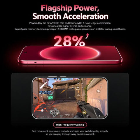 HUAWEI Pura X View, 12GB+256GB, Side Fingerprint Identification, 6.39 inch HarmonyOS 7.0 Kirin 9030S Octa Core, NFC, OTG, Not Support Google Play, 12GB+256GB
