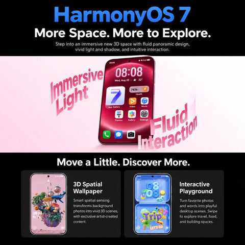 HUAWEI Pura X View, 12GB+256GB, Side Fingerprint Identification, 6.39 inch HarmonyOS 7.0 Kirin 9030S Octa Core, NFC, OTG, Not Support Google Play, 12GB+256GB