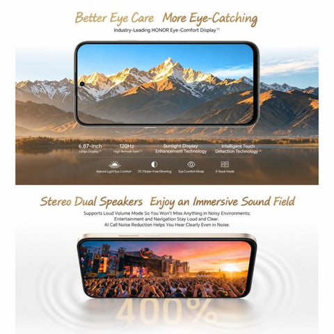 Honor Play11, 8GB+128GB, Side Fingerprint, 6.872 inch Android 16 MagicOS 10 Snapdragon 4 Gen 4th Octa Core, OTG, NFC, Network: 5G, 8GB+128GB