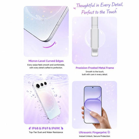 Honor 600 Pro, 12GB+512GB, Screen Fingerprint, 6.57 inch MagicOS 10.0 / Android 16 Dimensity 8550 Elite Octa Core, Network: 5G, NFC, OTG, 12GB+512GB