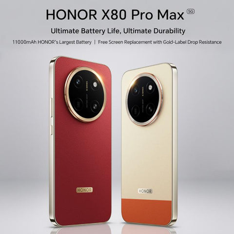 Honor X80 Pro Max, 8GB+256GB, Screen Fingerprint, 6.8 inch MagicOS 10.0 Snapdragon 6 Gen 5 Octa Core, Network: 5G, NFC, OTG, 8GB+256GB