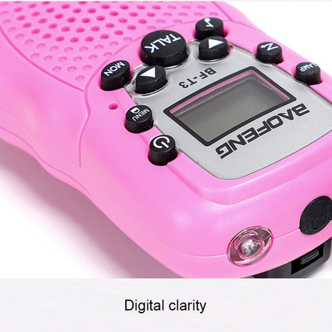 2 PCS BaoFeng BF-T3 1W Children Single Band Radio Handheld Walkie Talkie with Monitor Function, EU Plug, BF-T3 EU Plug