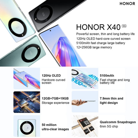 Dual Back Cameras, Screen Fingerprint Identification, 5100mAh Battery, 6.67 inch Magic UI 6.1 / Android 12 Snapdragon 695 Octa Core up to 2.2GHz, Network: 5G, OTG, Not Support Google Play, 8GB+128GB