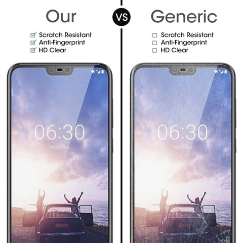 10 PCS 0.26mm 9H 2.5D Tempered Glass Film for Nokia X6, For Nokia X6