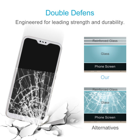 50 PCS 0.26mm 9H 2.5D Tempered Glass Film for Xiaomi Redmi 6 Pro / Mi A2 Lite, No Retail Package, For Redmi 6 Pro