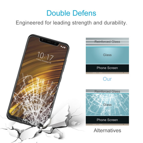0.26mm 9H 2.5D Tempered Glass Film for Xiaomi POCO F1, For Xiaomi POCO F1(1 PC)