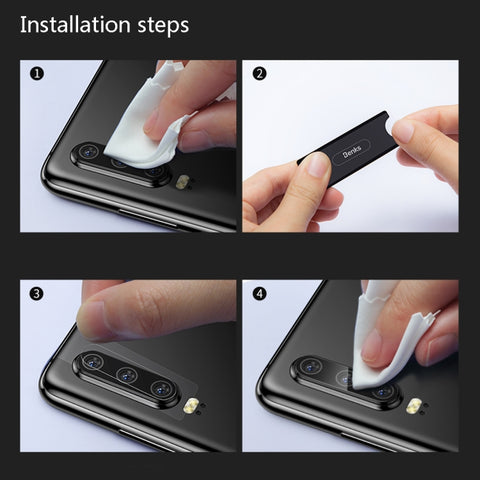 2PCS Benks KR Series 0.15mm Transparent Soft Rear Camera Lens Protective Film for Huawei P30, For Huawei P30