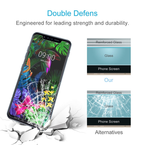 For LG G8s ThinQ 10 PCS 0.26mm 9H 2.5D Tempered Glass Film, For LG G8s ThinQ