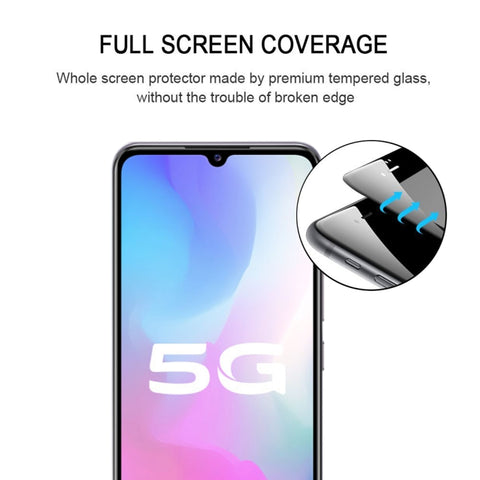 For vivo Y73s Full Glue Full Screen Tempered Glass Film, For vivo Y73s (1 PC)