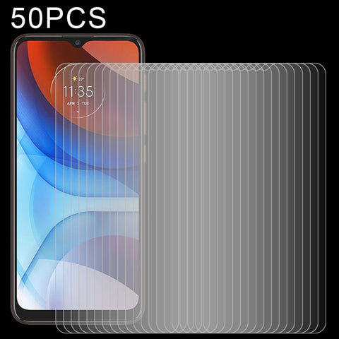 For Motorola Moto E7 Power / E7i Power 50 PCS 0.26mm 9H 2.5D Tempered Glass Film, For Motorola Moto E7 Power / E7i Power  (50 PCS)