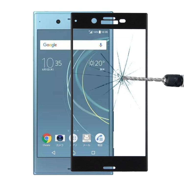 For Sony Xperia XZs 0.33mm 9H Surface Hardness 3D Curved Full Screen Tempered Glass Screen Protector, For Xperia XZs