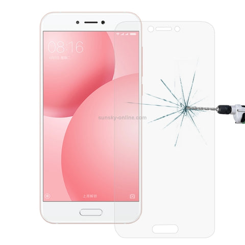 100 PCS for Xiaomi Mi 5c 0.26mm 9H Surface Hardness Explosion-proof Tempered Glass Screen Film, For Mi 5c