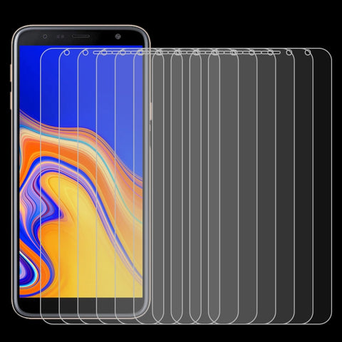 10 PCS 0.26mm 9H 2.5D Tempered Glass Film for Galaxy J4+, For Galaxy J4+