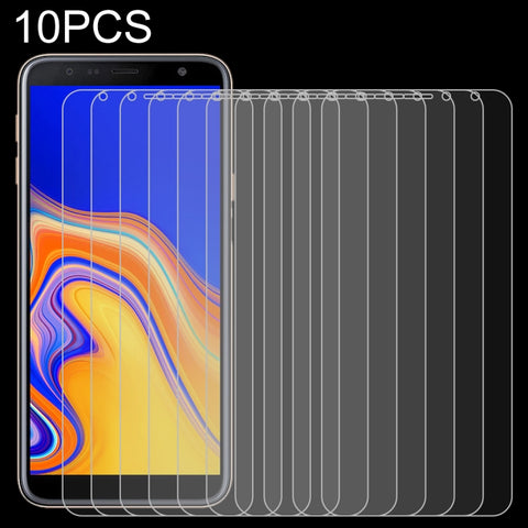 10 PCS 0.26mm 9H 2.5D Tempered Glass Film for Galaxy J4+, For Galaxy J4+
