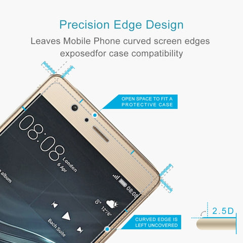 0.26mm 9H 2.5D Tempered Glass Film for Huawei P9 lite, For P9 lite
