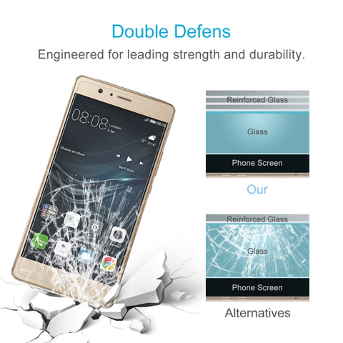 0.26mm 9H 2.5D Tempered Glass Film for Huawei P9 lite, For P9 lite