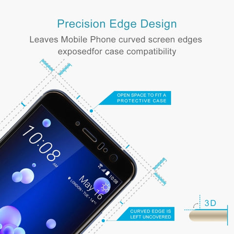 25 PCS For HTC U11 0.33mm 9H Surface Hardness Tempered Glass Screen Protector, For HTC U11