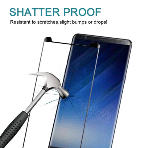 25 PCS Full Glue 3D Curved Silk-screen Non-full Screen Tempered Glass Screen Protector with Fully Adhesive For Galaxy Note 8, For Galaxy Note 8, Fully Adhesive