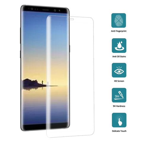 25 PCS For Galaxy Note 8 0.3mm 9H Surface Hardness 3D Curved Silk-screen Full Screen Tempered Glass Screen Protector, For Galaxy Note 8, For Galaxy Note 8 (25 PCS), For Galaxy Note 8, Silk-screen