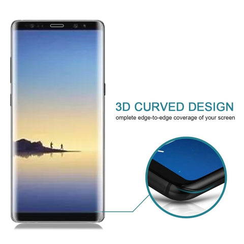25 PCS For Galaxy Note 8 0.3mm 9H Surface Hardness 3D Curved Silk-screen Full Screen Tempered Glass Screen Protector, For Galaxy Note 8, For Galaxy Note 8 (25 PCS), For Galaxy Note 8, Silk-screen