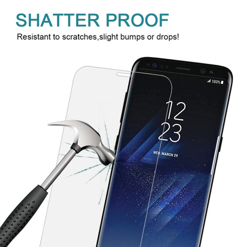 25 PCS For Galaxy S8 Plus / G9550 0.3mm 9H Surface Hardness 3D Curved Full Screen Tempered Glass Screen Protector, For Galaxy S8 Plus / G9550