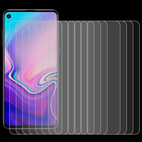 10 PCS 0.26mm 9H 2.5D Explosion-proof Tempered Glass Film for Galaxy A8s, For Galaxy A8s