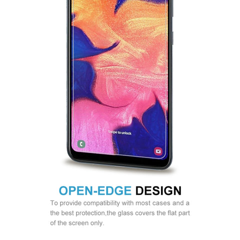 10 PCS 0.26mm 9H 2.5D Tempered Glass Film for Galaxy A10 / M10, For Galaxy A10