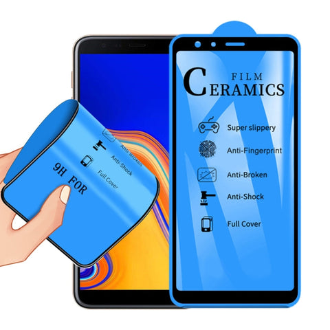 2.5D Full Glue Full Cover Ceramics Film for Galaxy J4 Plus / J6 Plus, For Galaxy J4 Plus / J6 Plus (1 PC)