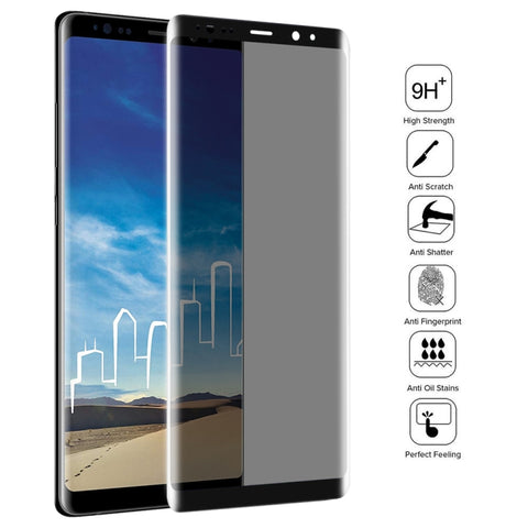 UV Full Cover Anti-spy Tempered Glass Film for Galaxy Note 8, For Galaxy Note 8 (1 PC)