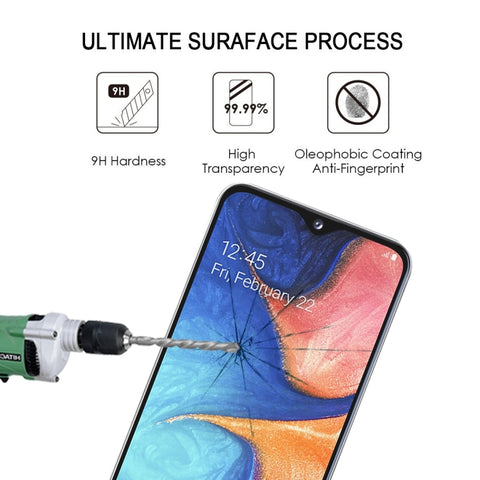 Full Glue Full Cover Screen Protector Tempered Glass film for Galaxy A20e, For Galaxy A20e