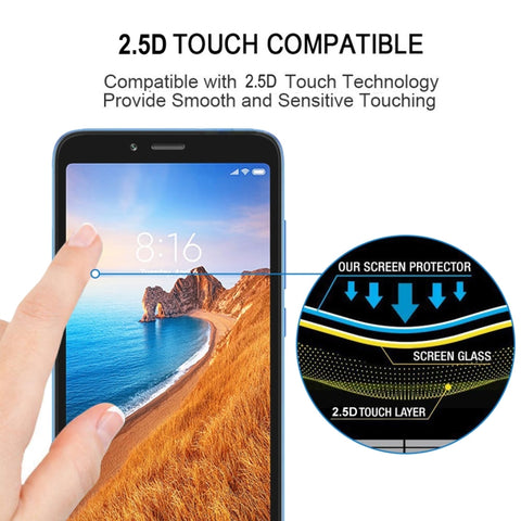 25 PCS Full Glue Full Cover Screen Protector Tempered Glass film for Xiaomi Redmi 6 Pro / MI A2 lite, For Xiaomi Redmi 6 Pro / MI A2 lite