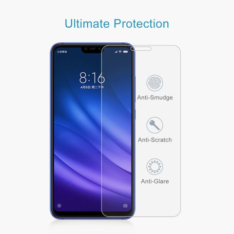 100 PCS 0.26mm 9H Surface Hardness 2.5D Full Screen Tempered Glass Film for Xiaomi Mi 8 Lite, For Mi 8 Lite