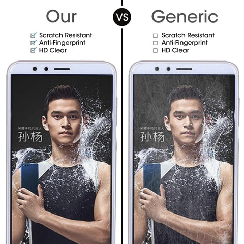 50 PCS for  Huawei Honor Play 7X 0.26mm 9H Surface Hardness 2.5D Explosion-proof Tempered Glass Screen Film, No Retail Package, For Honor Play 7X