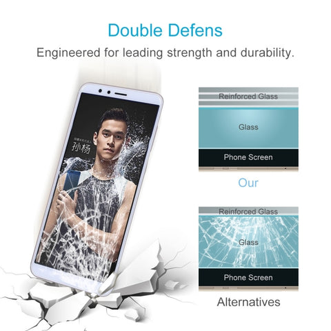 50 PCS for  Huawei Honor Play 7X 0.26mm 9H Surface Hardness 2.5D Explosion-proof Tempered Glass Screen Film, No Retail Package, For Honor Play 7X