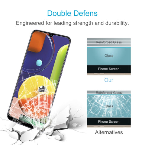 For Galaxy A50s 2.5D Non-Full Screen Tempered Glass Film, For Galaxy A50s (1 PC)