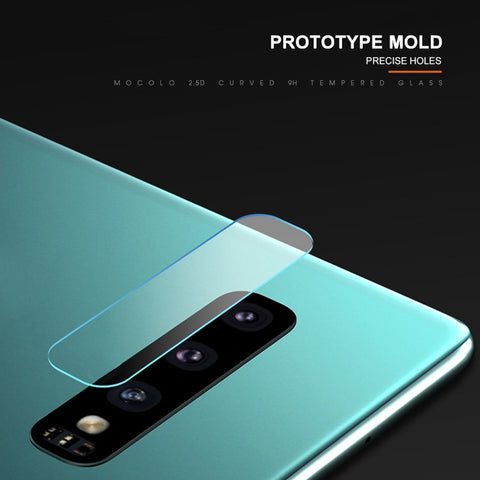 mocolo 0.15mm 9H 2.5D Round Edge Rear Camera Lens Tempered Glass Film for Galaxy S10+, Galaxy S10+