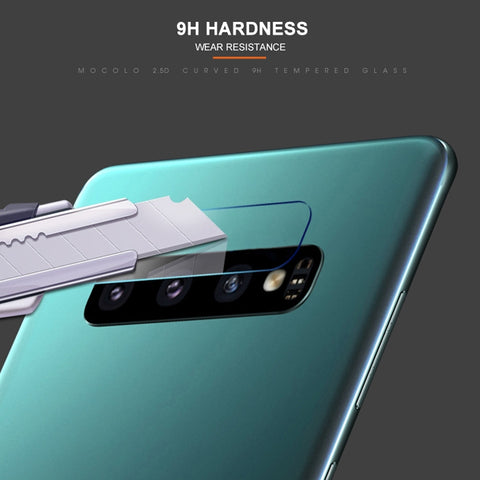 mocolo 0.15mm 9H 2.5D Round Edge Rear Camera Lens Tempered Glass Film for Galaxy S10+, Galaxy S10+