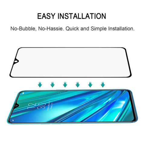 25 PCS For OPPO Realme 5 Pro Full Glue Full Cover Screen Protector Tempered Glass Film, For OPPO Realme 5 Pro(25 PCS)