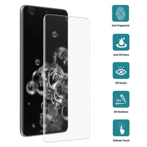 For Galaxy S20 Ultra 9H HD 3D Curved Edge Tempered Glass Film (Transparent), For Galaxy S20 Ultra(1 PC)