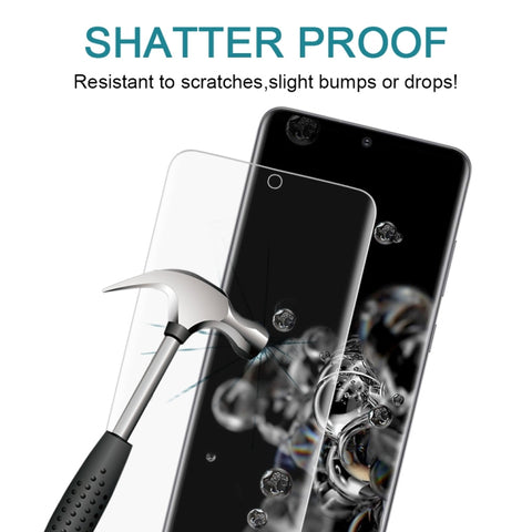 For Galaxy S20 Ultra 9H HD 3D Curved Edge Tempered Glass Film (Transparent), For Galaxy S20 Ultra(1 PC)